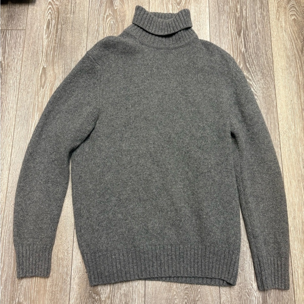 Zara Gray Turtleneck Sweater
